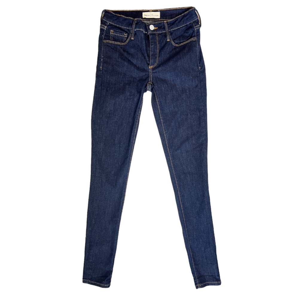 Gap true Skinny Jeans rinsed dark wash casual - Picture 2 of 8